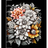 BOUQUET OF FLOWERS WZ.7 - PANEL (75cm x 80cm) dzianina pętelkowa z elastanem ITY