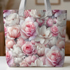 PASTEL FLOWERS WZ. 22 - Slub Weave