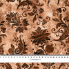 FLORAL Vz. 9 / peach fuzz - Jersey wiskozowy