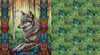 BOHO FOREST WZ. 2 - tkanina bawełniana