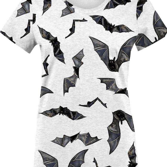 DÁMSKÉ TRIČKO - NETOPÝŘI (ZAČAROVANÁ NOC) - single jersey