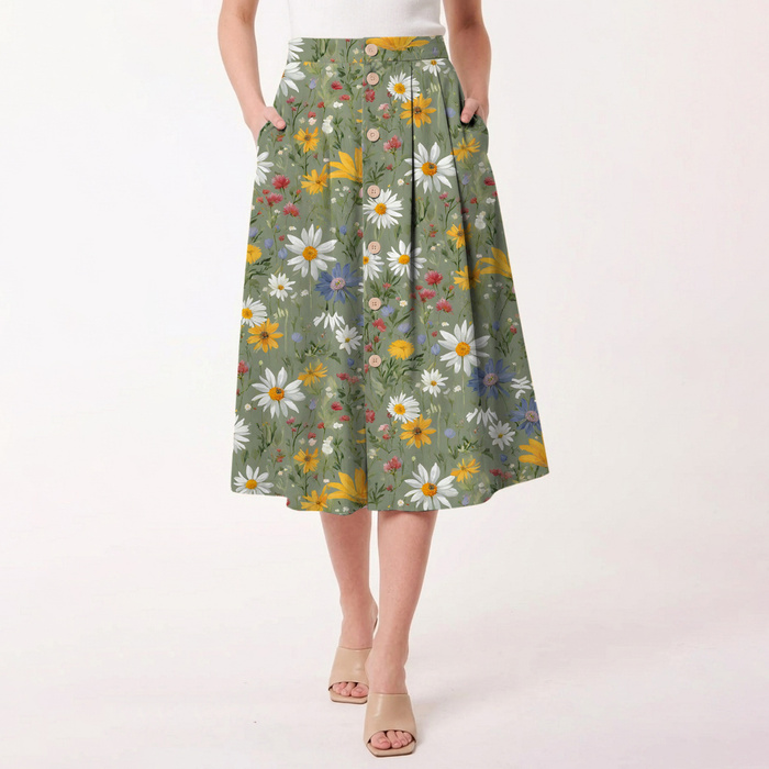 FLOWERS MEADOW WZ. 3 - Hydrophober angerauter Wintersweat