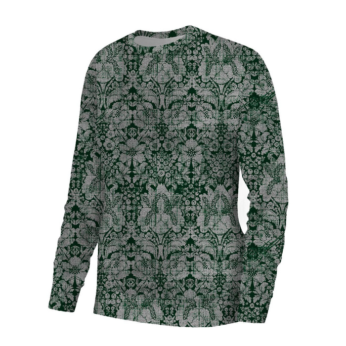BASIC DAMEN SWEATSHIRT (HANA) - ZAUBER DAMASCO m. 1 (ZAUBERSCHULE) / grau - Sommersweat - M