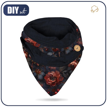 BUTTON SCARF - gothic wz.1 - sewing set