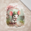 CUTE MOUSE - panel (60cm x 50cm)   Baumwoll Webware