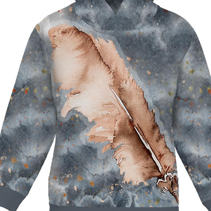 KINDER HOODIE - DER FEDER (MAGIC) - Sommersweat (134/140)