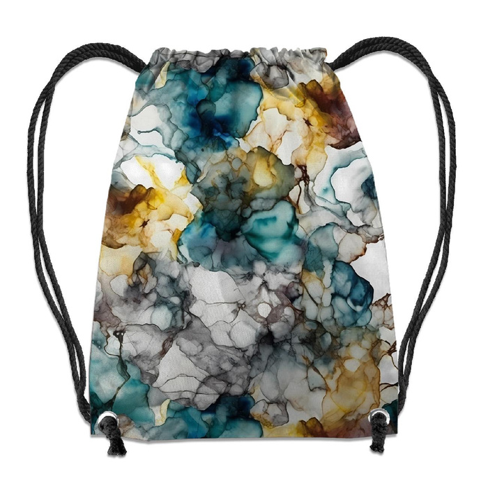 GYM BAG - ALCOHOL INK PAT. 1 - big
