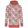 LANGES DAMEN HOODIE (MEGI) - ROSEN UND PÄONIEN Ms. 2 - Sommersweat - S