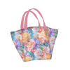 Torba XL z saszetką 2 w 1 - PASTEL FLOWERS WZ.19 - zestaw do uszycia