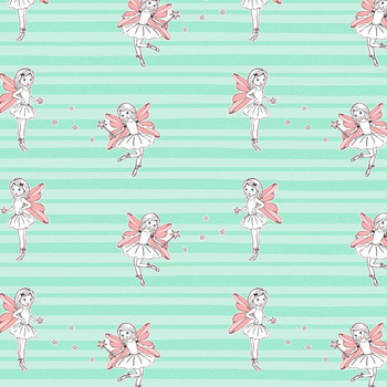 FEEN / minze - Baumwoll Webware