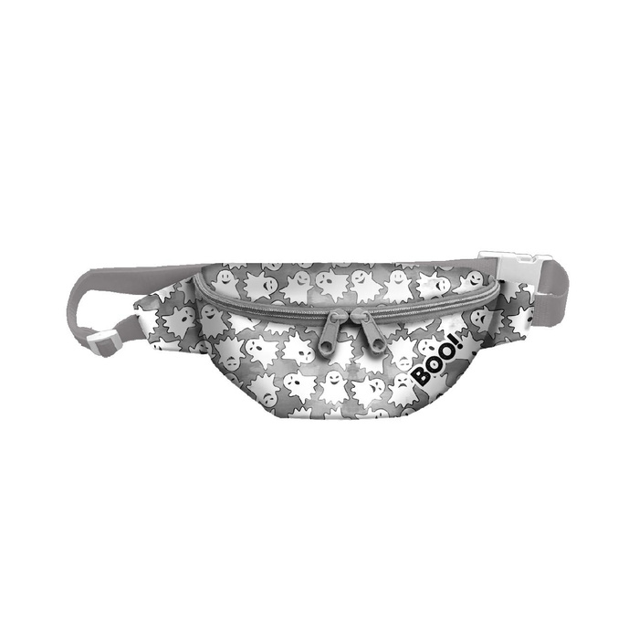 HIP BAG - GHOSTS / CAMOUFLAGE pat. 2 (grey) - big