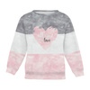 KINDER SWEATSHIRT (NOE) - ALL YOU NEED IS LOVE / Streifen - Nähset