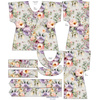 BLUZKA TYPU KIMONO - VINTAGE FLOWERS WZ. 15 - zestaw do uszycia XXL-XXXL