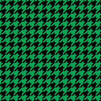 BLACK HOUNDSTOOTH / green