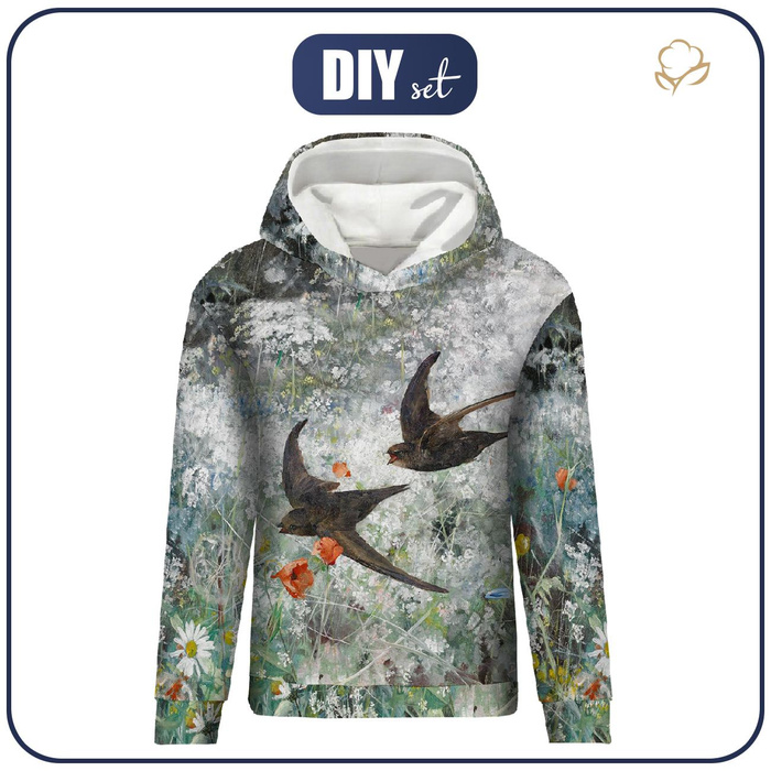 CLASSIC WOMEN’S HOODIE (POLA) - SWIFTS (Bruno Liljefors) - sewing set L