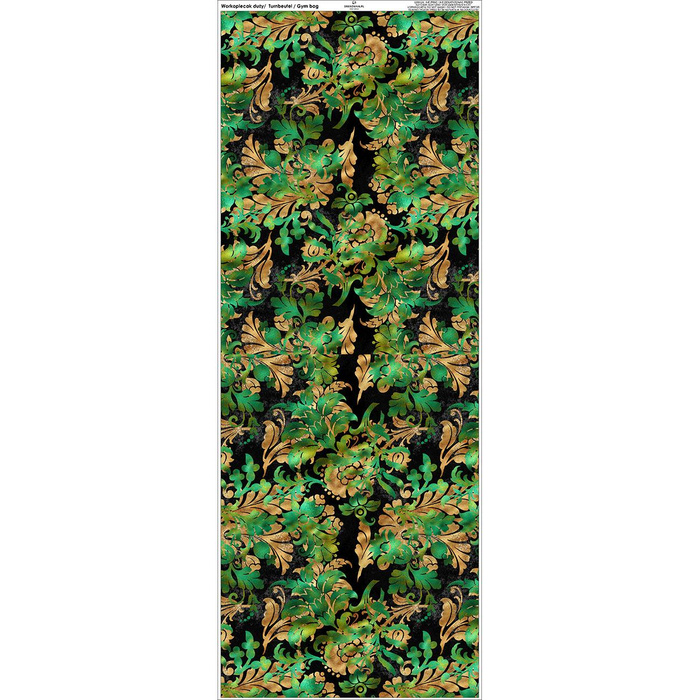 TURNBEUTEL - FLORAL M. 6 - groß