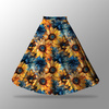 Skirt panel "MAXI" - crepe - SUNFLOWERS WZ. 9