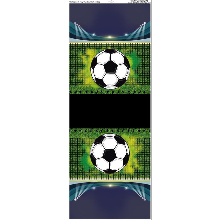 TURNBEUTEL - FUßBALL Ms. 2 - Nähset