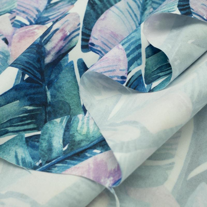 AKWARELOWE LIŚCIE - tkanina szybkoschnąca