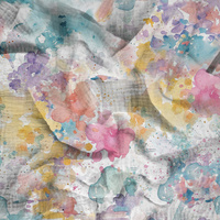 COLORFUL BLOTS - Muślin bawełniany