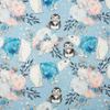 VERZAUBERTER WINTER MIX / hellblau (VERZAUBERTER WINTER) - Baumwoll Webware