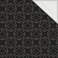 GEOMETRIC MINIMAL WZ. 15 - dzianina pętelkowa z elastanem ITY