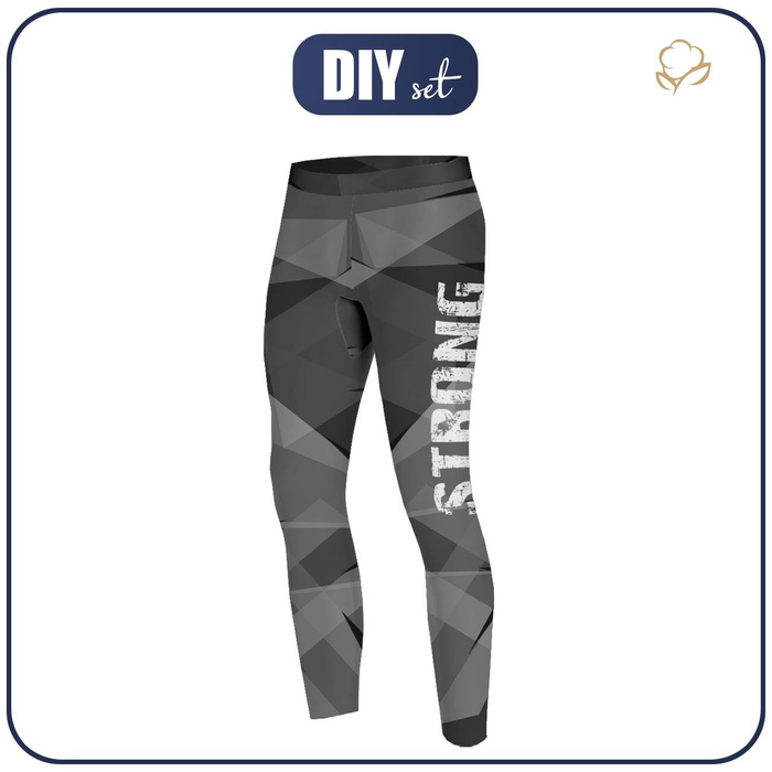 THERMO LEGGINSY MĘSKIE (JACK) - STRONG  - zestaw do uszycia L