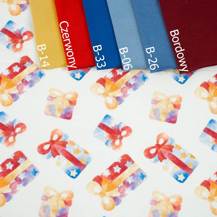 WEIHNACHTSGESCHENKE (WEIHNACHTSRENTIERE) - Baumwoll Webware