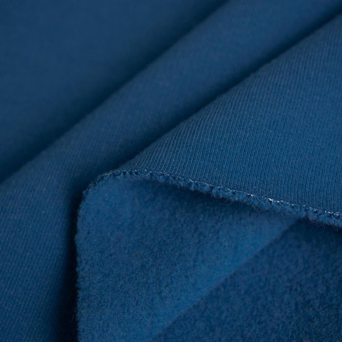 Gruba dresówka drapana D300 - DENIM (D-12)
