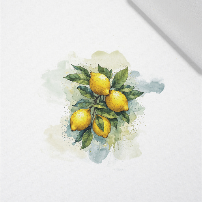 TUTTI FRUTTI LEMONS - panel (60cm x 50cm)   Baumwoll Webware
