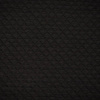 BLACK - quilted knitted fabric