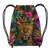 TIGER / NEON JUNGLE WZ. 5 - panel (60cm x 50cm) Wasserabweisende Webware