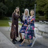 Zavinovací šaty "BIANCA" (M) - FLOWERS wz.10 - Sada šití 