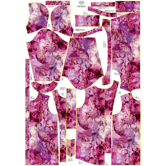 DAMENPARKA (ANNA) - PINK PARADISE MS. 3 - Nähset