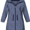 PARKA DZIECIĘCA (ARIEL) - ACID WASH / granatowy - softshell (110/116)