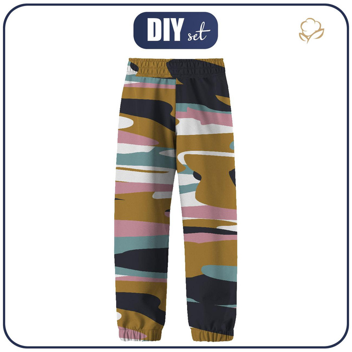 CHILDREN'S SOFTSHELL TROUSERS (YETI) - PAINT - sewing set (146/152)