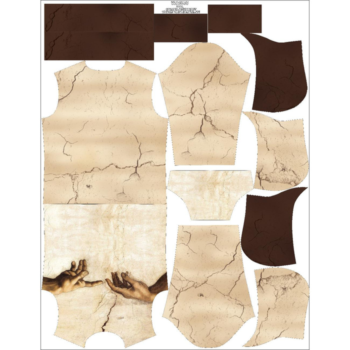 MEN’S HOODIE (COLORADO) - THE CREATION OF ADAM (Michelangelo) - sewing set XXXL