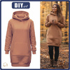 DIY Set - Klokaní mikina "LUXA" - MOCHA MOUSSE - M/L