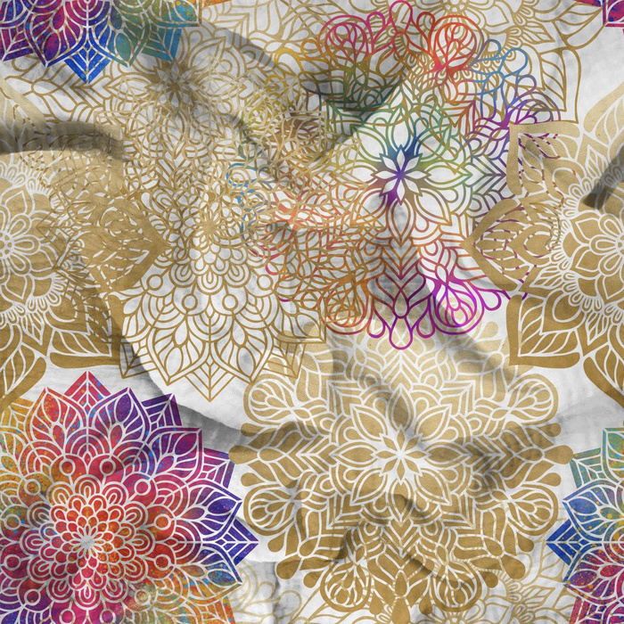 MANDALA vz. 3 - Mušelín bavlněný