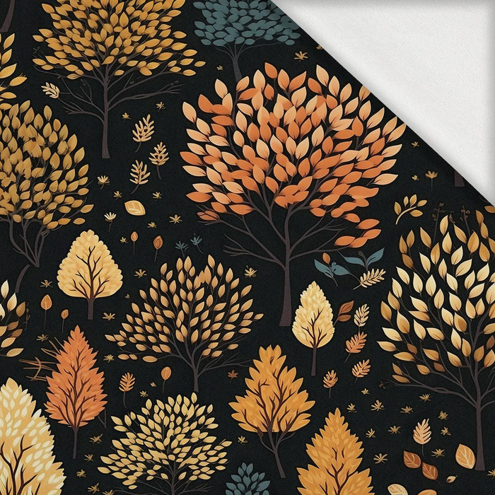 AUTUMN FOREST WZ. 3 - looped knit fabric with elastane ITY