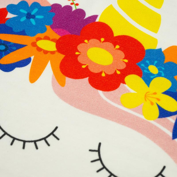 UNICORN / flowers - panel single jersey TE210