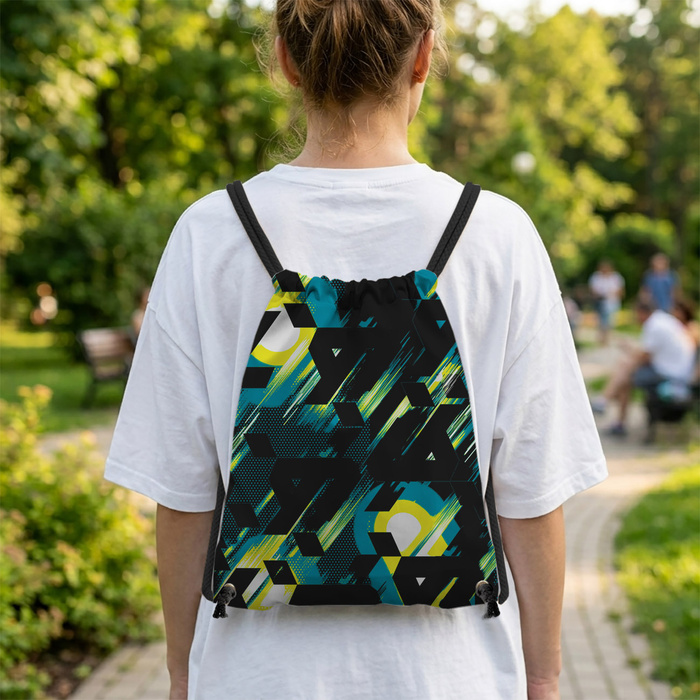 GYM BAG - CYBER BLUE - sewing set