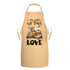 APRON - WE BAKE WITH LOVE - sewing set