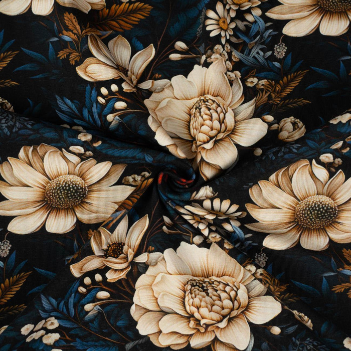 VIBRANT FLOWERS VZ. 2 - single jersey