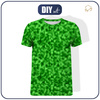 MEN’S T-SHIRT - PIXELS pat. 2 / green - single jersey XL
