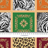 ANIMAL MIX - Waterproof woven fabric