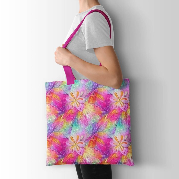 REGENBOGENBLUMEN - Viskose Jersey