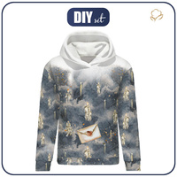 CLASSIC WOMEN’S HOODIE (POLA) - LETTER (MAGIC) - looped knit fabric