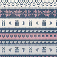 NORWEGIAN MIX  PAT. 2 (NORWEGIAN PATTERNS)  - Cotton woven fabric