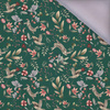 50CM HARES AND BIRDS / BOTTLED GREEN (INTO THE WOODS) - softshell